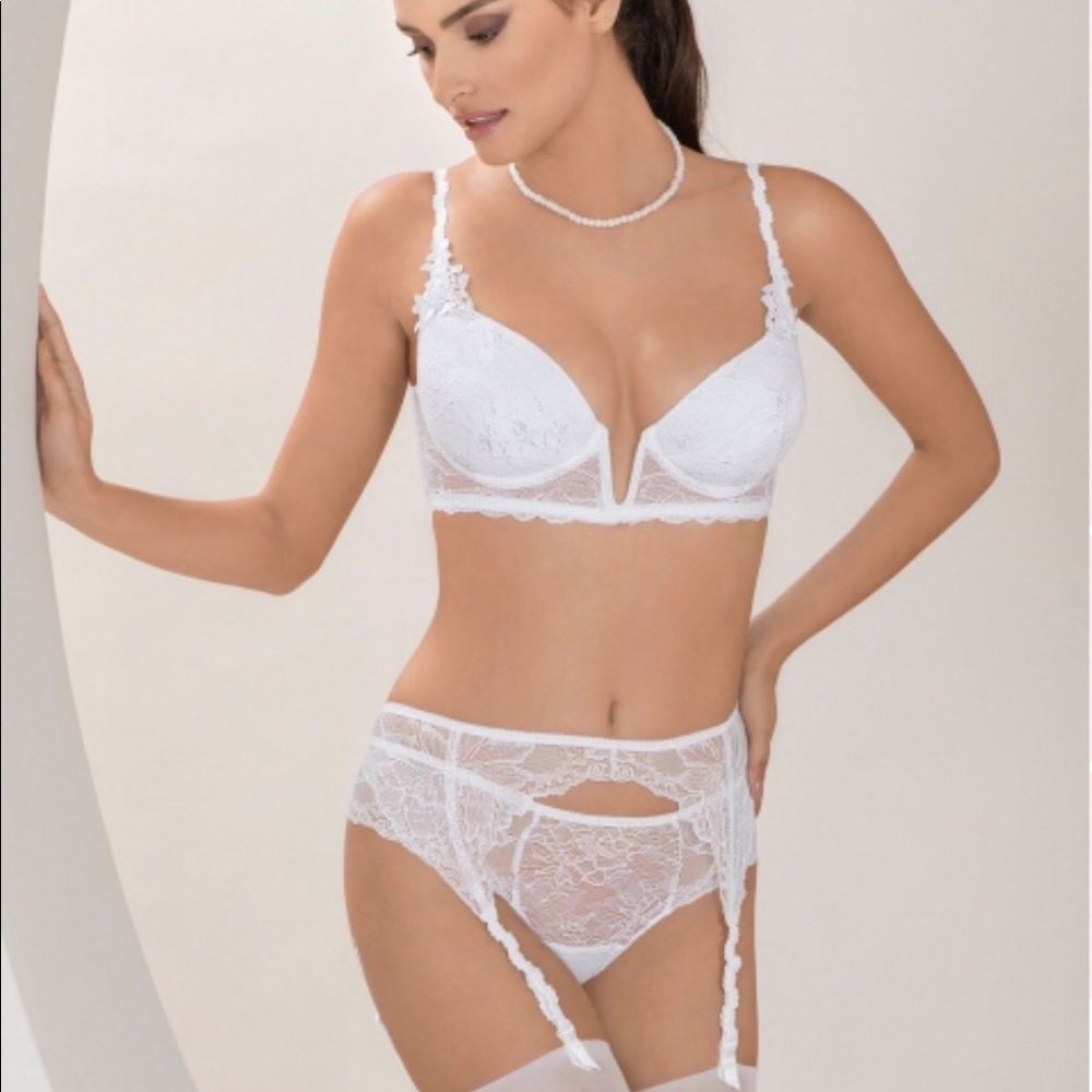 White garter belt